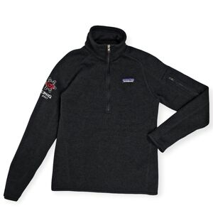 Patagonia Better Sweater 1/4 Zip Fleece Women’s S Charcoal CRHG 2017
